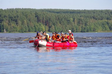 Whitewater rafting