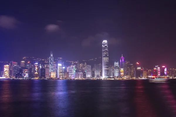 Victoria Harbor op Hong Kong — Stockfoto