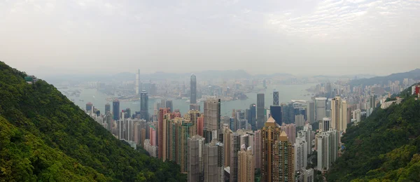 Hong Kong 'un gökdelenleri — Stok fotoğraf