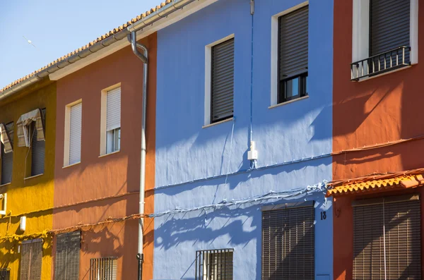 Casas coloridas — Fotografia de Stock