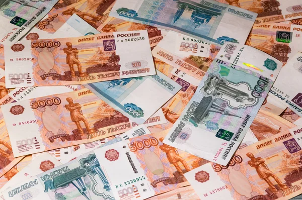 Rubel banknotów — Zdjęcie stockowe