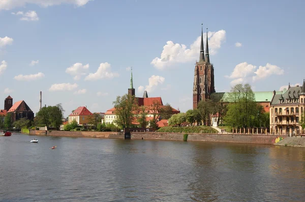 Île cathédrale à Wroclaw — Photo