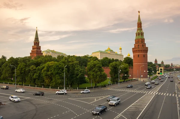 Bekijk op het kremlin van Moskou — Stockfoto