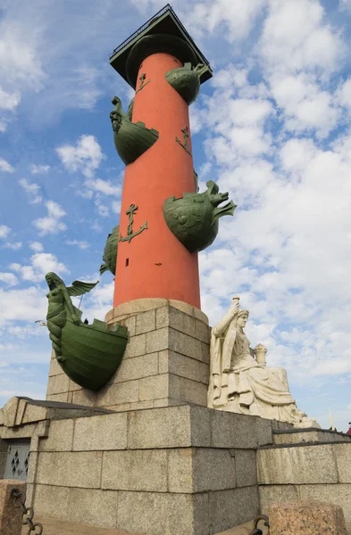Rostral Column on Vasilevsky Island — Stock fotografie