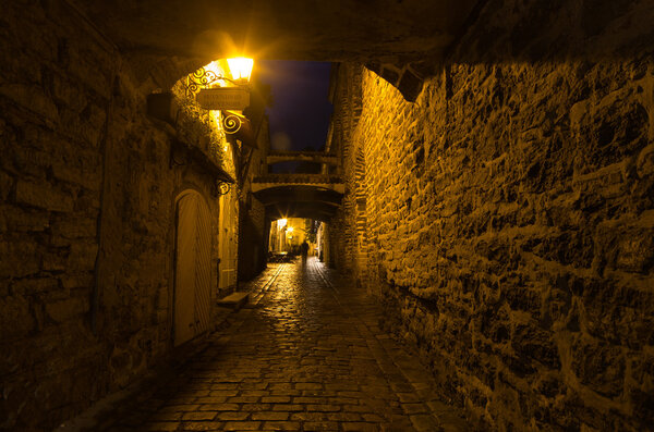 Old Tallinn in the night