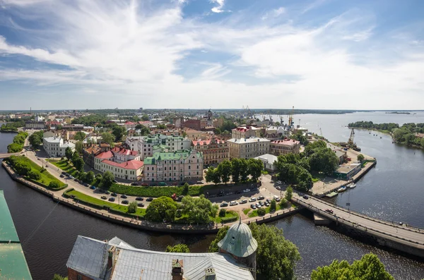 Gamla byggnader av Vyborg — Stockfoto