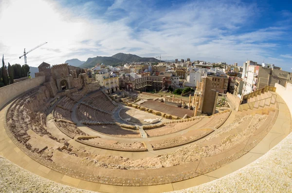 Romeinse amfitheater in cartagena — Stockfoto