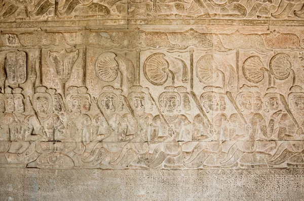 A Bas-Relief Statue of Khmer Culture — Stock Photo, Image