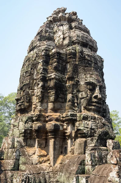 Buddha tváře chrámu Bayon — Stock fotografie