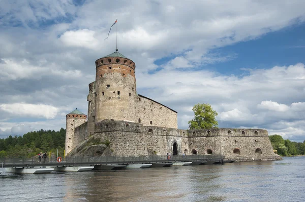 Olavinlinna kastély-savonlinna — Stock Fotó