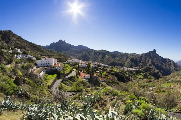 Das bergdorf tejeda — Stockfoto