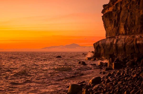 Die Küste des atlantischen Ozeans — Stockfoto