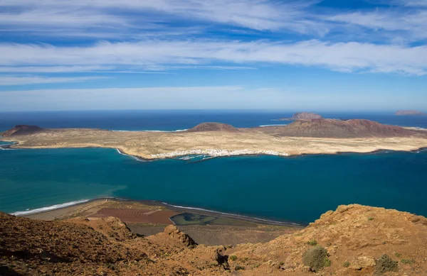 Vista de la isla de Graciosa — Foto de Stock