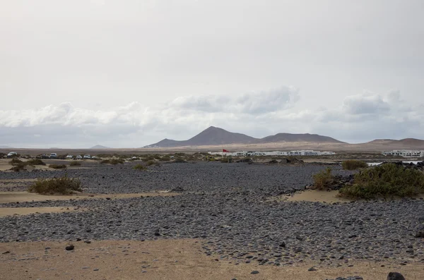 Paisaje volcánico de la isla de Lanzarote — Foto de Stock