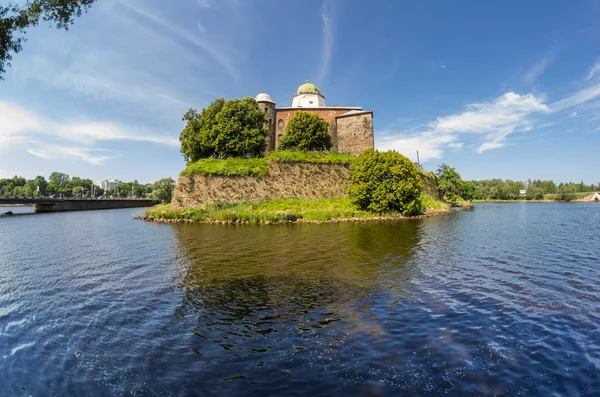 老瑞典语城堡在维堡 — 图库照片