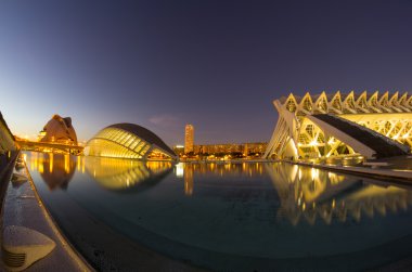 Sanat ve Bilimler gece şehri