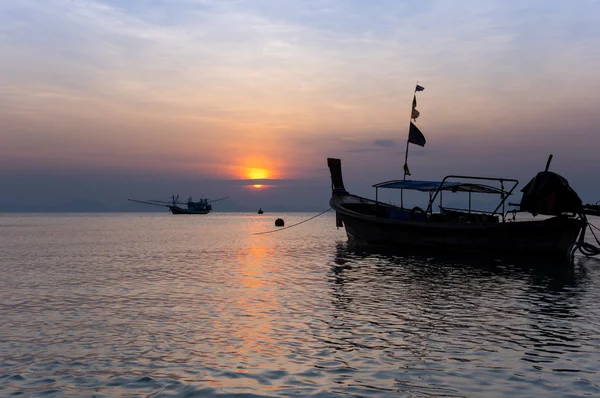 Mar de Andamão ao pôr do sol — Fotografia de Stock