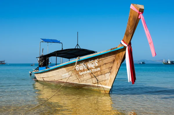 Tailandês tradicional barco de cauda longa — Fotografia de Stock