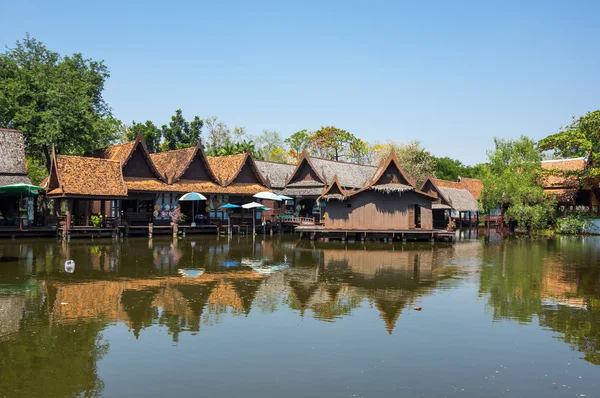 Drijvende markt in Mueang Boran — Stockfoto