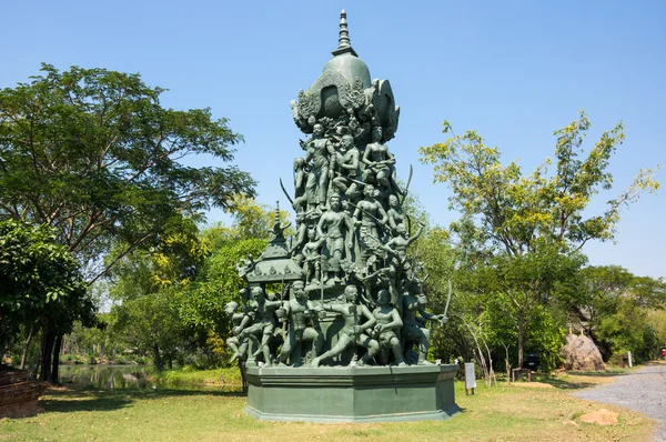 Estátua em Mueang Boran — Fotografia de Stock