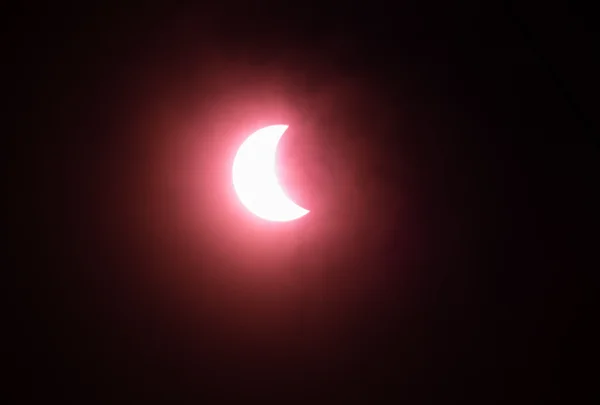 Éclipse solaire partielle — Photo