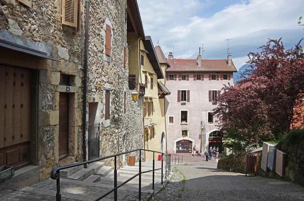 View of the street in city centre of Annecy — Stock Photo, Image