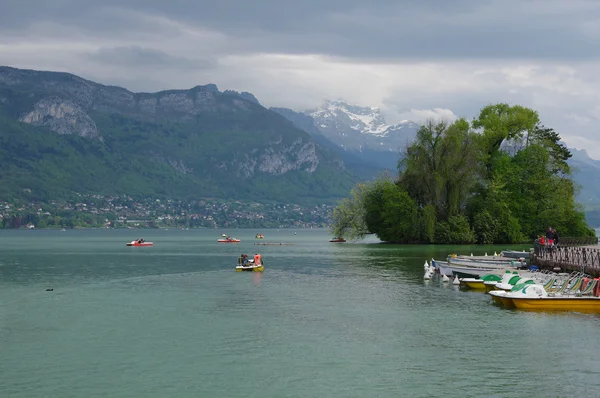 Vista del lago de Annecy — Foto de Stock