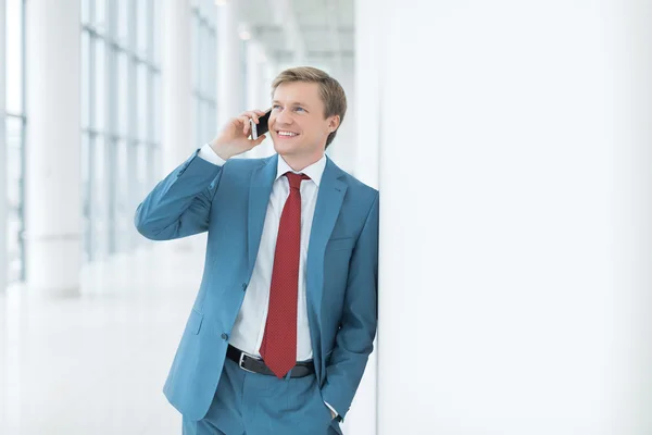 Smiling manager indoors — Stock Photo, Image