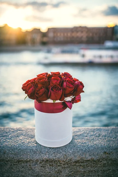 Bouquet at sunset — Stock Photo, Image