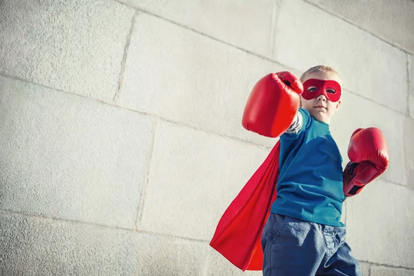 Little boy with boxing gloves — Stock Photo, Image