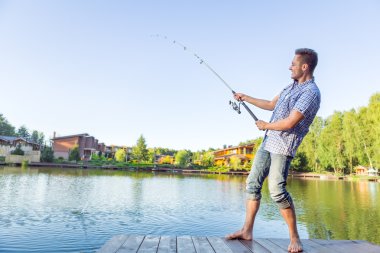 Yaz aylarında etkin adam