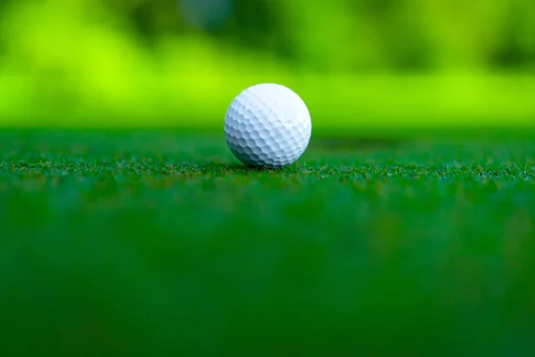 Golf ball on the lawn — Stock Photo, Image