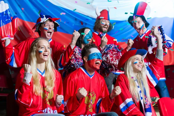 Tifosi sportivi nello stadio — Foto Stock