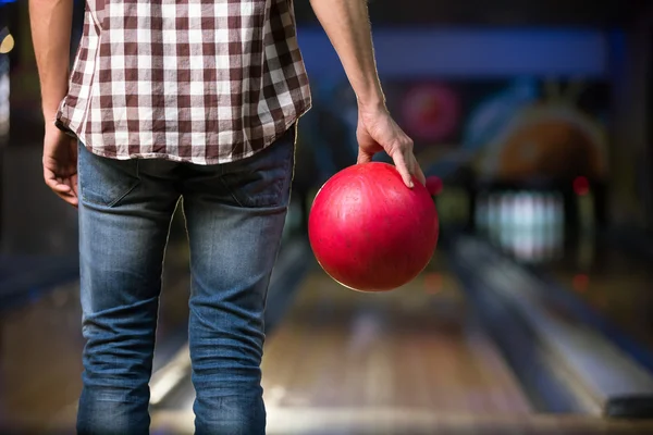 Deportista con pelota — Foto de Stock