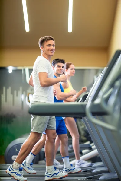 Grupo de fitness dentro de casa — Fotografia de Stock