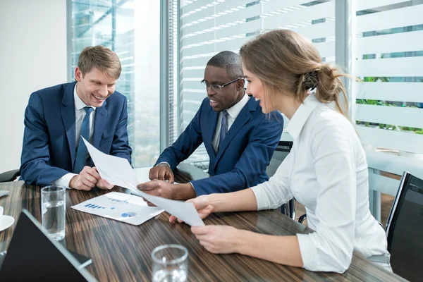 Partner im Amt — Stockfoto