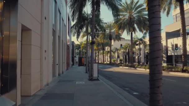 Прогулянка Знаменитою Вулицею Каліфорнії — стокове відео