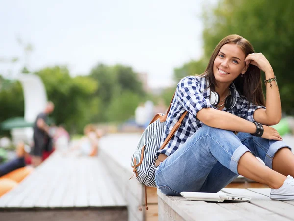 Americký student — Stock fotografie