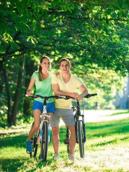 In het park — Stockfoto