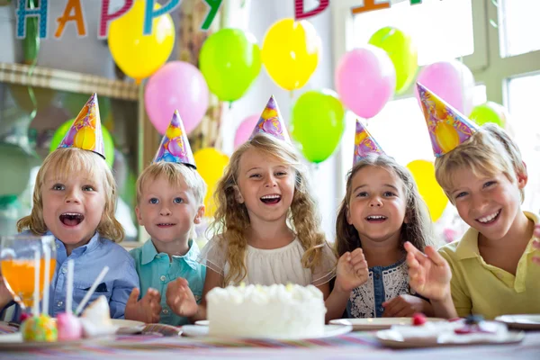 Happy children at home Royalty Free Stock Images