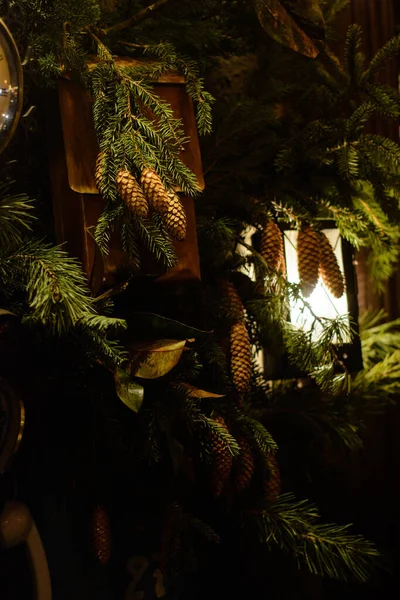 God Jul Och God Jul Dekoration Nytt Vinter Semester Xmas — Stockfoto