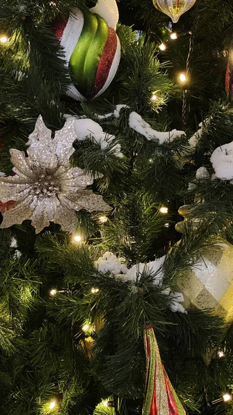 Vrolijk Kerstfeest Fijne Feestdagen Decoratie Nieuwjaar Kerstthema Wintervakantie — Stockfoto