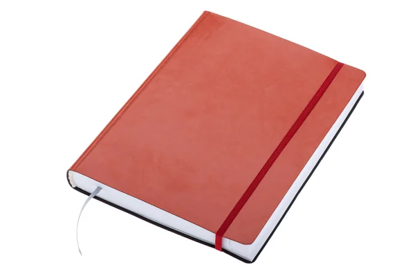 Oranje handboek geïsoleerd — Stockfoto