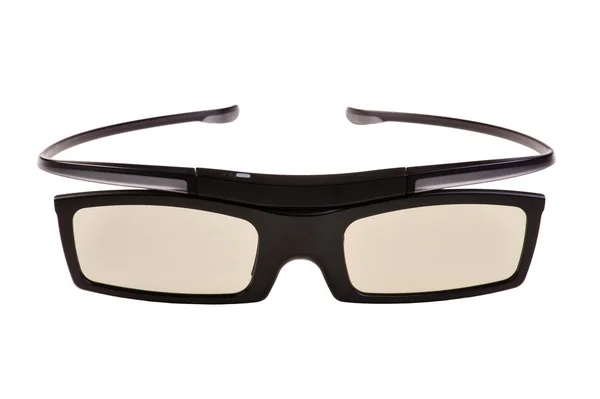 Lunettes de vue 3D sur blanc — Photo