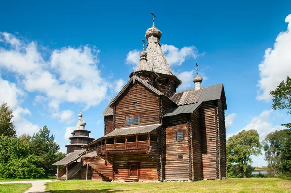 Houten kerk — Stockfoto