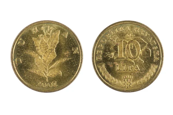 Monety Chorwacji — Zdjęcie stockowe