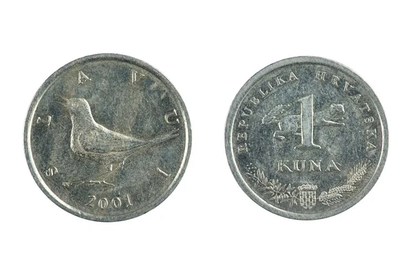 Kroatische Münze Kuna — Stockfoto