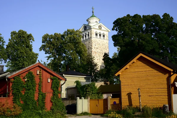 Історичний центр міста Tammisaari дійсно, Фінляндії — стокове фото