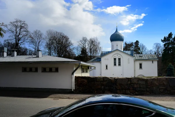Православна Церква Іллі Пророк Православному Кладовищі Гельсінкі Фінляндія — стокове фото