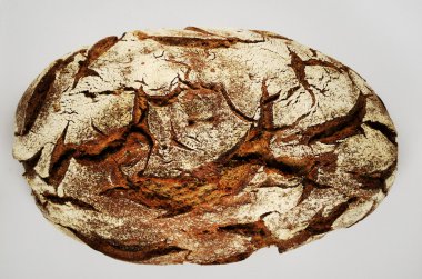 beyaz üzerine çavdar ekmek